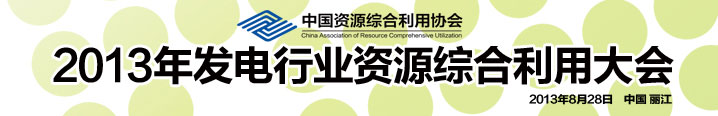 2013年发电行业资源综合利用大会