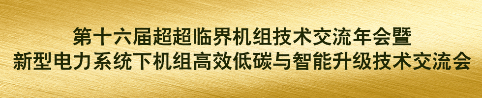 第十六届超超临界机组技术交流年会暨新型电力系统下机组高效低碳与智能升级技术交流会